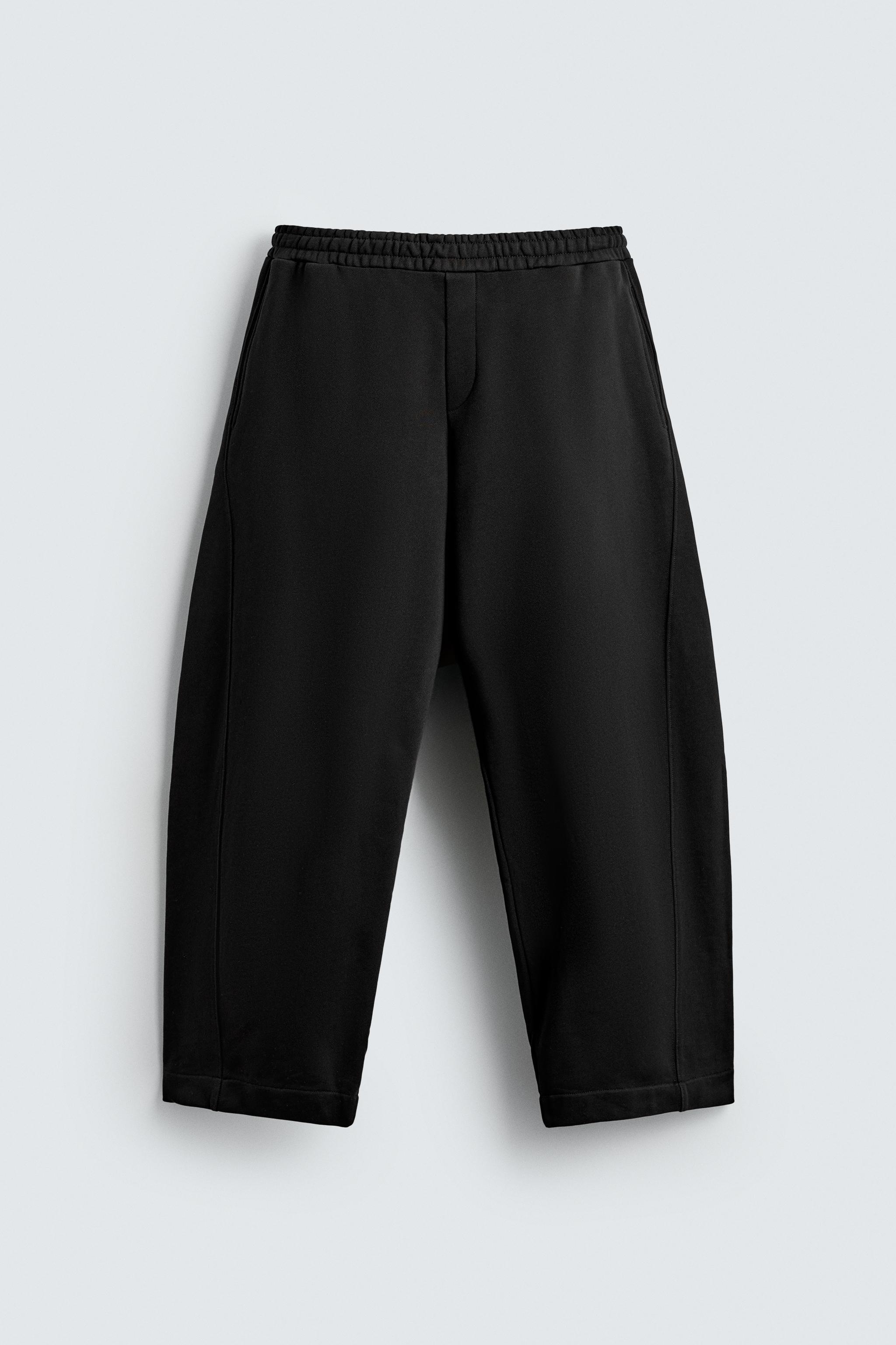 BALLOON PANTS WITH TWISTED SEAMS